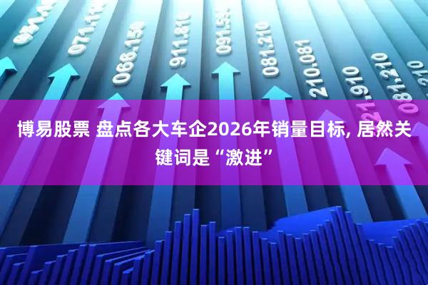 博易股票 盘点各大车企2026年销量目标, 居然关键词是“激进”