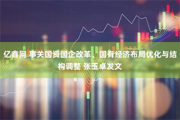 亿鑫网 事关国资国企改革、国有经济布局优化与结构调整 张玉卓发文